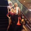 Photo by Aaron Araki. Odessa Lil, Klingon Vanna White, Shecky Davis Jr